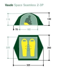 VAUDE SPACE SEAMLESS 2-3P - Kuppelzelt -Globetrotter Geschäfte 5637736449 dvmemuc space seamless 23p vaude 24