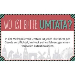 WO IST BITTE UMTATA? - Reisespiel -Globetrotter Geschäfte 5637948185 d wo ist bitte umtata moses verlag 24