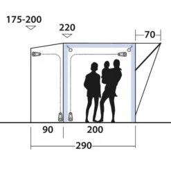 Outwell PARKVILLE 200SA - Busvorzelt 28 Outwell PARKVILLE 200SA - Busvorzelt -Globetrotter Geschäfte 5638031663 m parkville 200sa outwell 24
